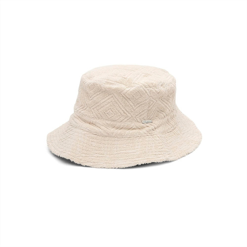 Volcom Apres Terry Towwl Bucket Hat Mujer, Arena, Talla