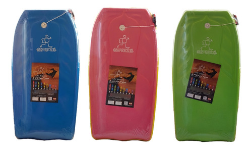 Prancha Bodyboard Grande Surf/ Kit Com 3 Pranchas/ 100x52x06