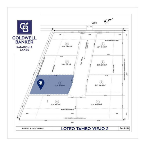 Imagen 1 de 10 de Lote En Ph De 424 M2 - Uf 6 - Tambo Viejo 2- Dina Huapi