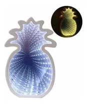 Comprar Lámpara Luz Led Ananá Piña Espejo Túnel Infinito Usb Denbu