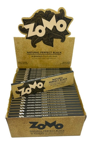 Imagem 2 de 5 de Caixa Seda Zomo Marrom Brown King Size C/50 Atacado Revenda