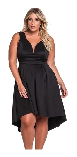 Vestido Fiesta Elegante Sexy Talla Extra Xl Al 4xl Plus Size