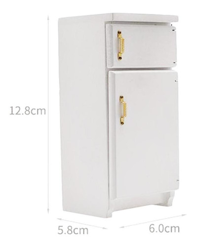 Imagen 7 de 12 de Casa De En Miniatura Muebles De Cocina Refrigerador +