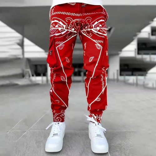 2022 Moda Moda Pantalones De Hip - Hop Impresos Para Hombres