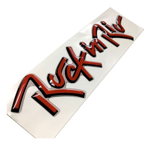 Imagem 7 de 8 de Kit Adesivos Faixa Lateral E Emblema Fox Rock In Rio Grafite
