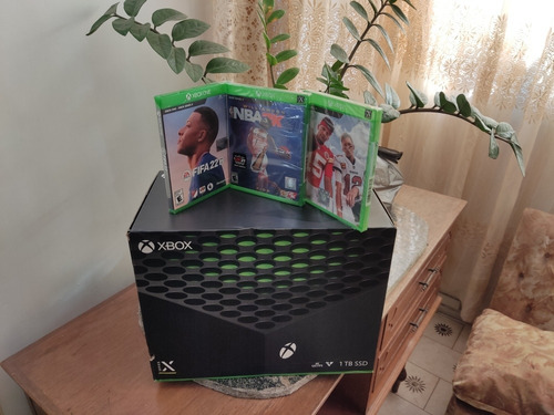 Xbox Series X Nuevo Sellado Con 03 Juegos Físicos Sellados..