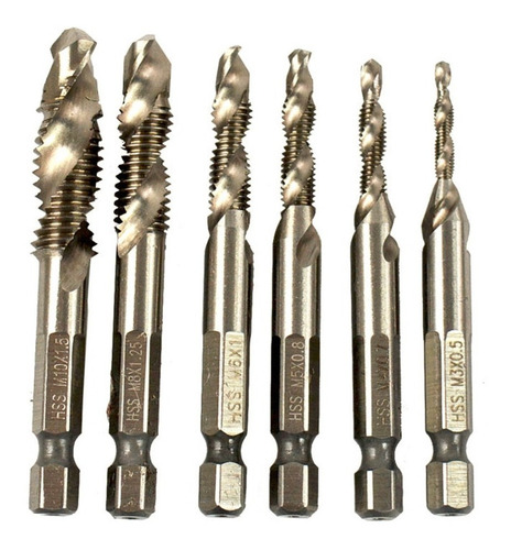Imagen 1 de 6 de Macho Para Roscas Milimétricas M3 A M10 En Acero M2 Alta Vel