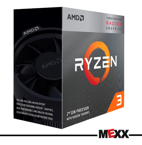 C142 Combo Actualizacion Amd Ryzen 3 3200g + A320 8gb Mexx