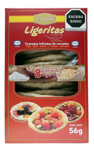 Tostadas Ligeritas De Cereales Daylish 56g