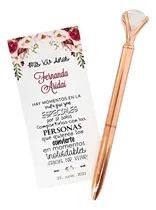 Comprar Paq 50 Pluma De Recuerdo Boda Xv Años Despedida Soltera