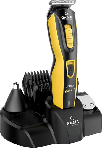 Imagen 6 de 8 de Cortadora de pelo GA.MA Italy GCX 623 Sport amarilla 110V/220V