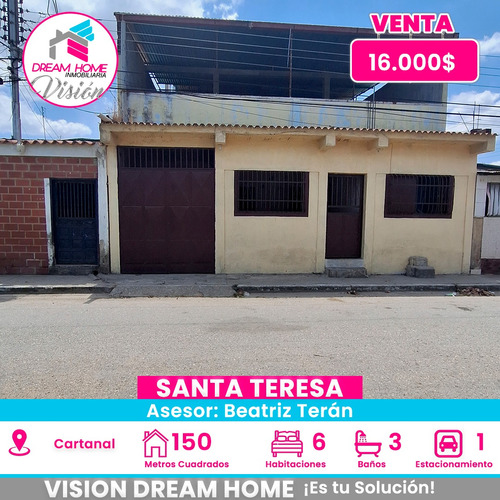 En Venta 3 Casas En 1 Con Entrada Independiente En La Urbanización Cartanal Santa Teresa 