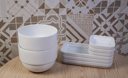 Tigela Bowl Empilhavel Buffet Porcelana P 750ml Germer