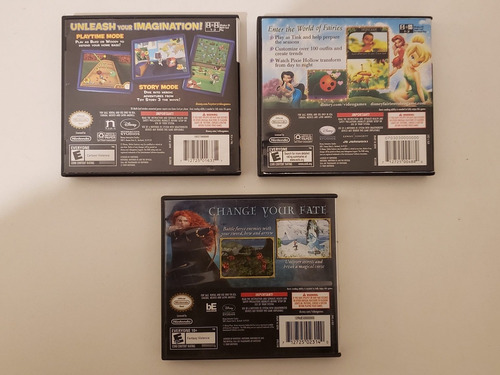 Imagen 2 de 10 de Lote 3 Videojuegos Nintendo Ds Toy Story 3 Brave Tinker Bell