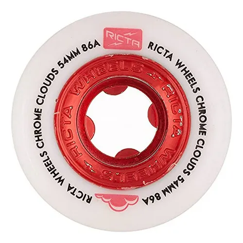 Ruedas Ricta Chrome Clouds: Suavidad Y Estilo En Skate 