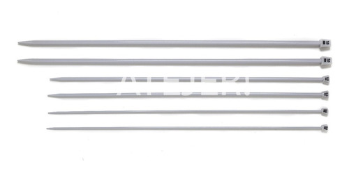 Imagen 1 de 6 de Kit De 12 Agujas Tricot De Aluminio N° 3 Al 14 Surtido