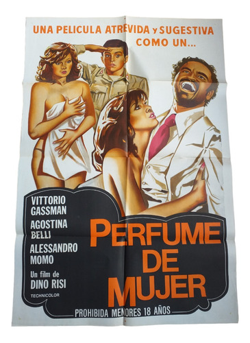 Poster Afiche Cine Original - Perfume De Mujer *