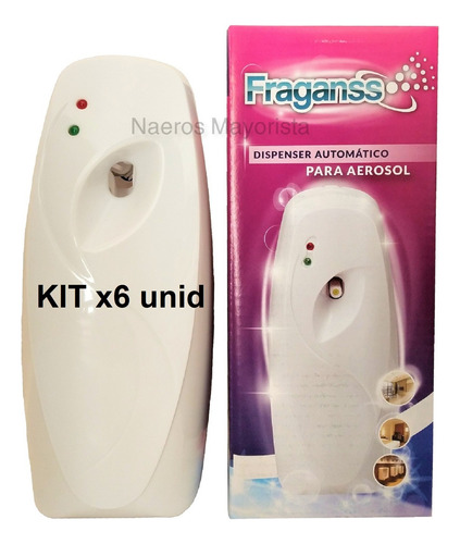 Difusor Automatico X6 Fraganss Para Aromatizadores Repuesto