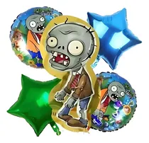 Comprar Set 5 Globos Plantas Vs Zombies Metalizados