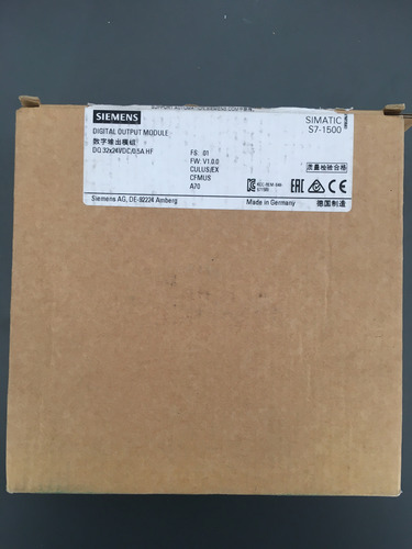 Módulo De Salidas Siemens Dq 32x24vdc/0.5a Hf Para S7 1500.