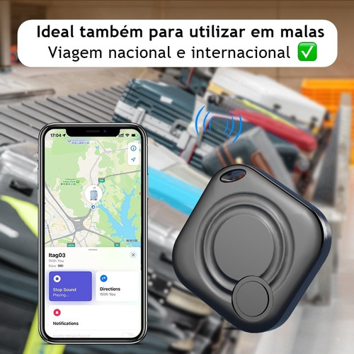 Kit 04 Rastreador Smart Tag À Prova D'água Para iPhone Ios