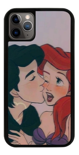 Funda Uso Rudo Tpu Para iPhone Sirenita Princesa Disne Beso