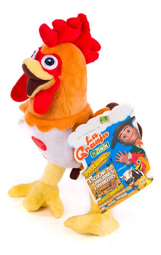 Peluche Musical Gallo Bartolito Original La Granja De Zenon