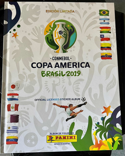 Álbum Tapa Dura Panini Copa America 2019-completo Para Pegar