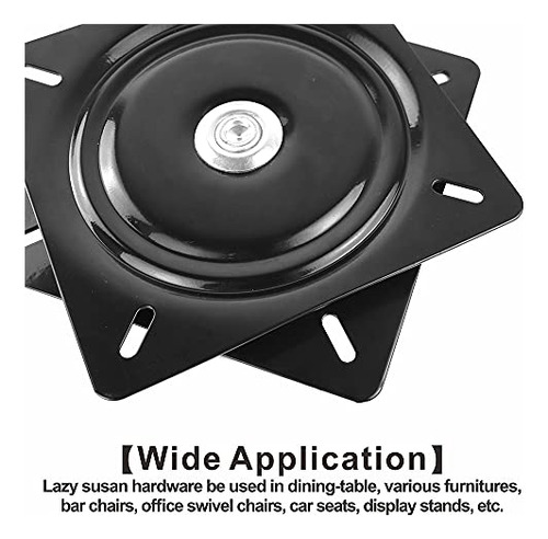 2pack 8 Pulgadas Lazy Susans Plato De Zinc Giratorio Rodamie