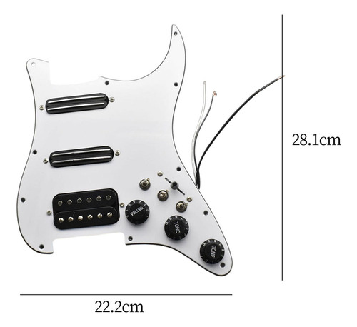 De Guitarra Eléctrica Precableada, Accesorios De Placa,