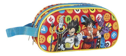 Cartuchera Canopla Dragon Ball Z 2 Cierres Orig Armonyshop