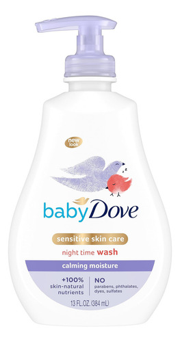 Baby Dove Sensitive Skin Care Baby Wash Para Un Baño Relaja