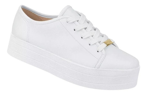 tenis branco moleca plataforma