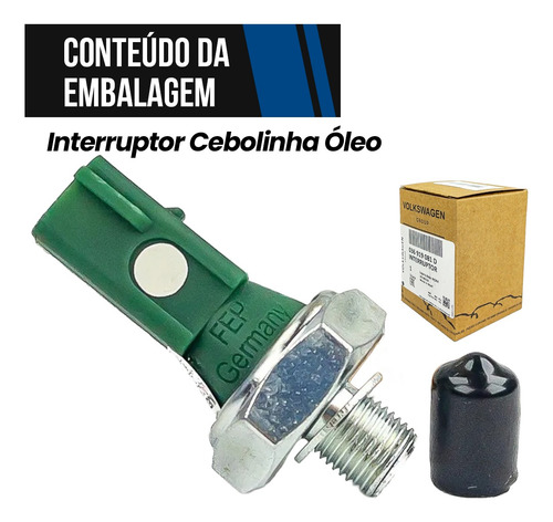 Interruptor Cebolinha Óleo Original Golf 1.6 Ea111 ( Verde )