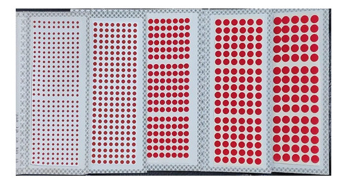 Bindi Indio Para Mujer, Paquete De 5 Multicolor Y Multitamañ