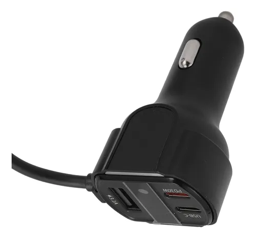 Adaptador De Coche De Carga Rápida Micro Usb Tipo C Multifun