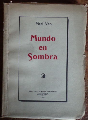Mari Yan Mundo En Sombra 1935 Dedicado