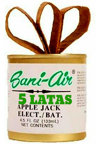 Sani Air Pack 5 Latas Aromáticas Auto Y Hogar Envio Gratis