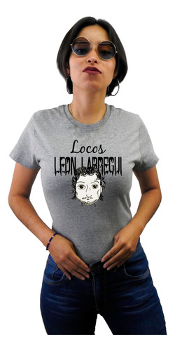Leon Larregui Camiseta Gris Para Caballero/dama Rock Pop