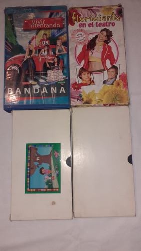 Pack 4 Vhs, Bandana, Floricienta Y Dos Barbie