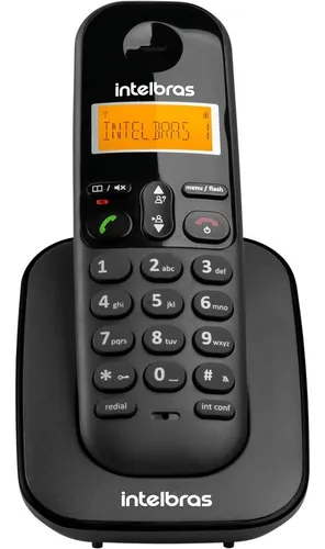 comprar Telefone Sem Fio Intelbras Ts 3110 Preto Visor Luminoso