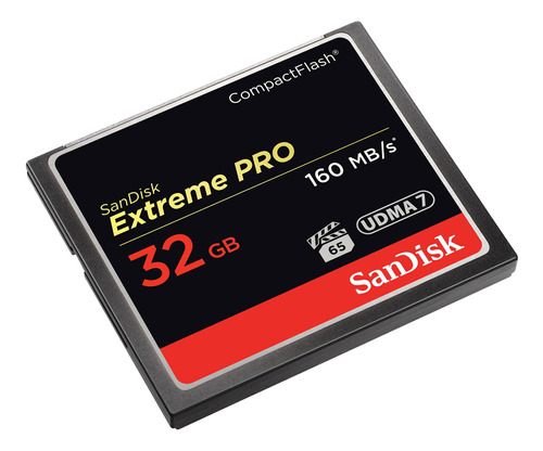 Sandisk 32gb Extreme Pro Compactflash Memory Card (160mb/s)