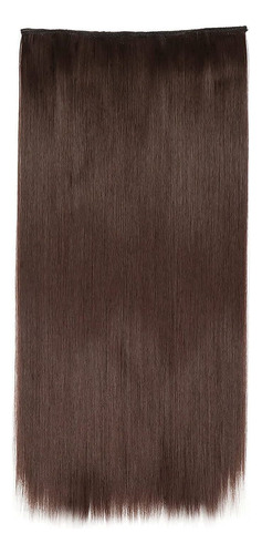 One Piece Synthetic Hair Extensions,3/4 Full Head 5clips Hai