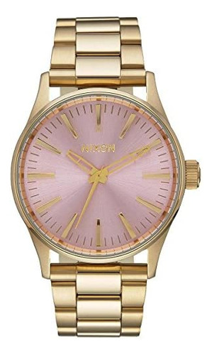 Awatch Nixon Acero Rosa Dorado Mujer