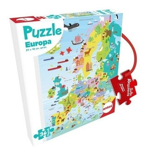 Puzzle 36 Piezas Europa Antex