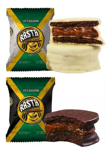 Alfajor Rasta - Delicioso Y Suave, Por 18 Unidades
