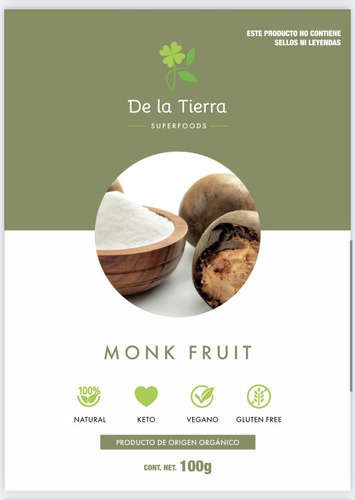 Monk Fruit 100% Puro, Organico 