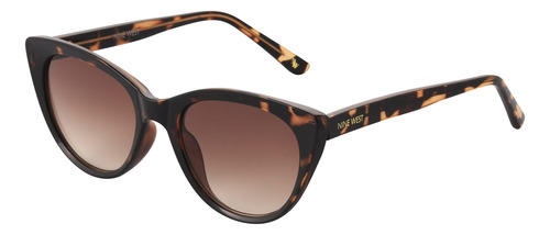 Nine West Gafas De Sol Cora Cat Eye Para Mujer, Tortuga Marr