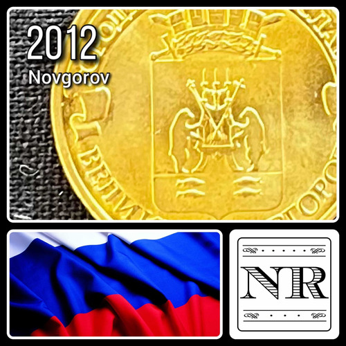 Rusia - 10 Rublos - Año 2012 - Y #1387 - Veliky Novgorod