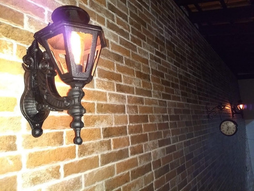 Kit 2 Arandelas Lanterna Luminaria Lampião Colonial